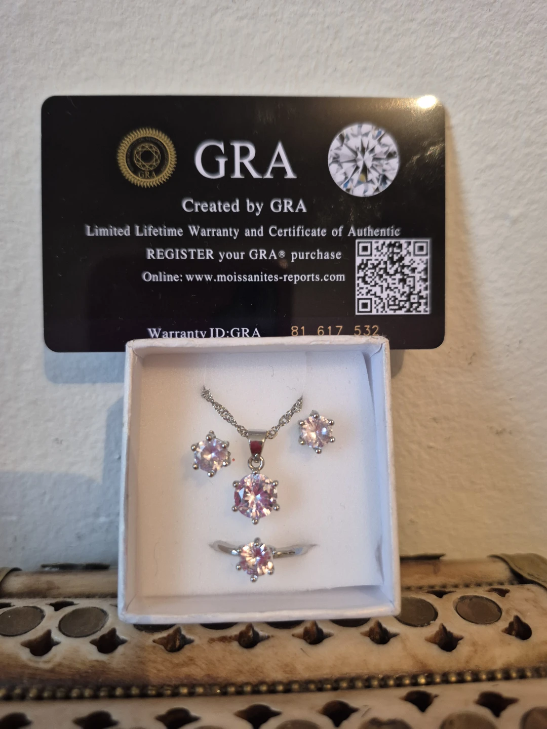 GRA Necklace, Earrings & Ring Set - photo 3