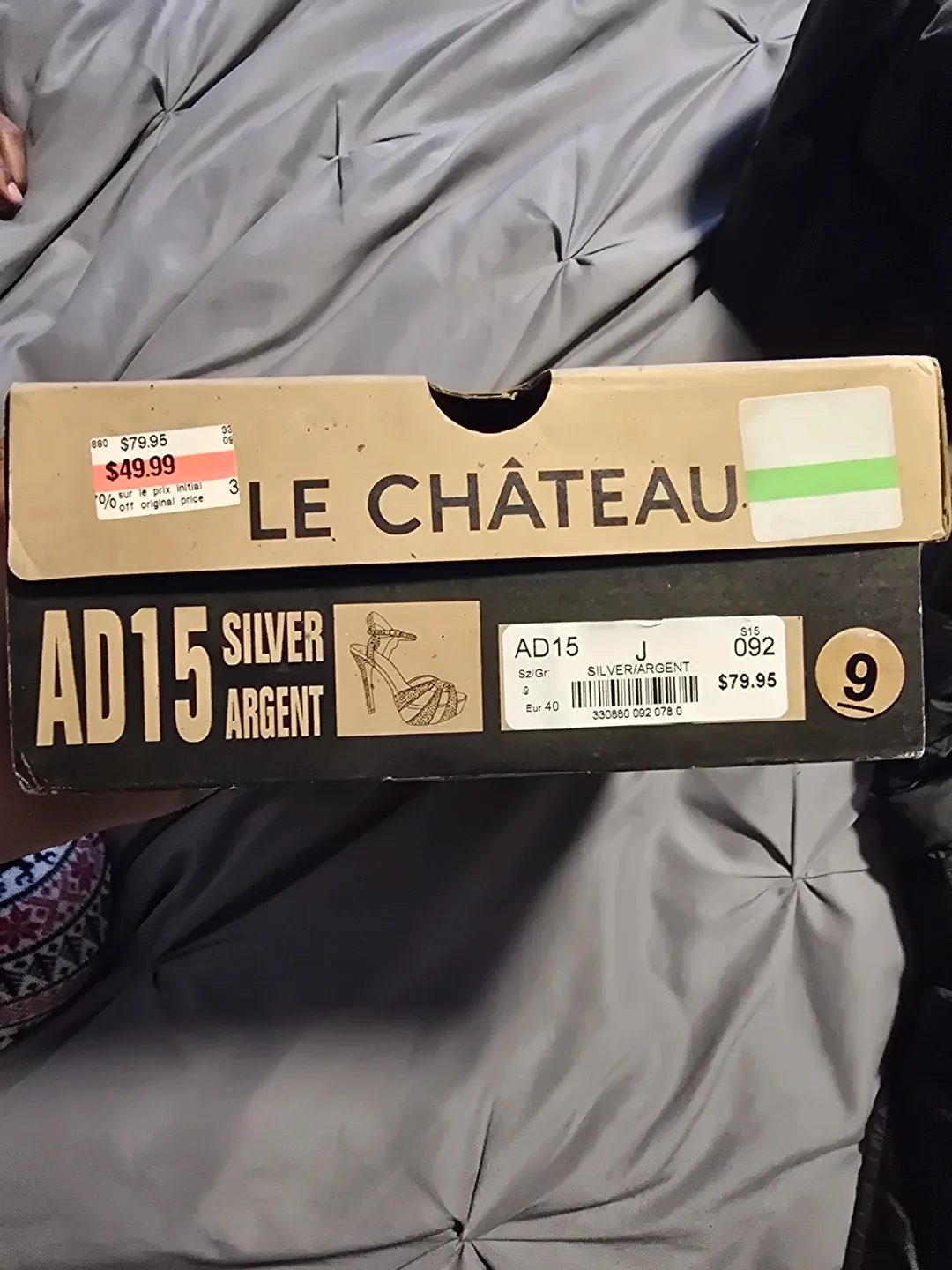 Le Chateau Silver Heels - Size 9 image indicator(4)