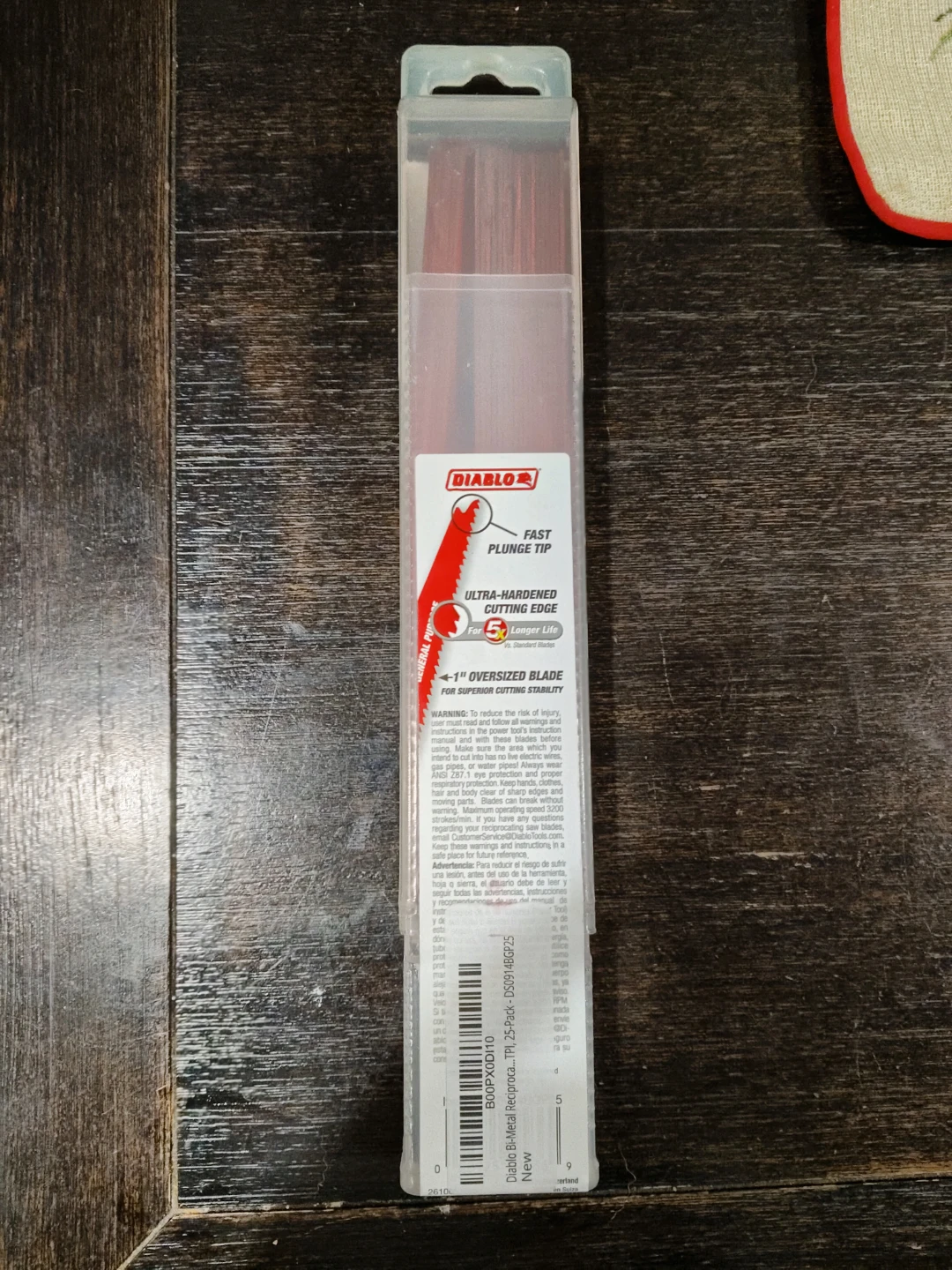 New Diablo 9" Bi-Metal Reciprocating Saw Blades 25-Pack - photo 3