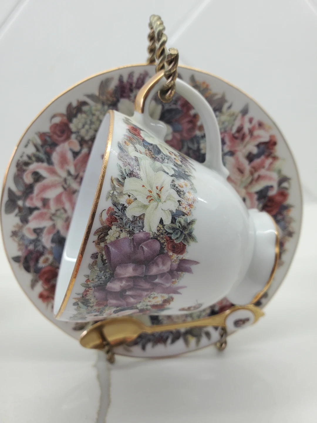 Lena Liu Floral Tea Cup, Saucer & Spoon Set - photo 5