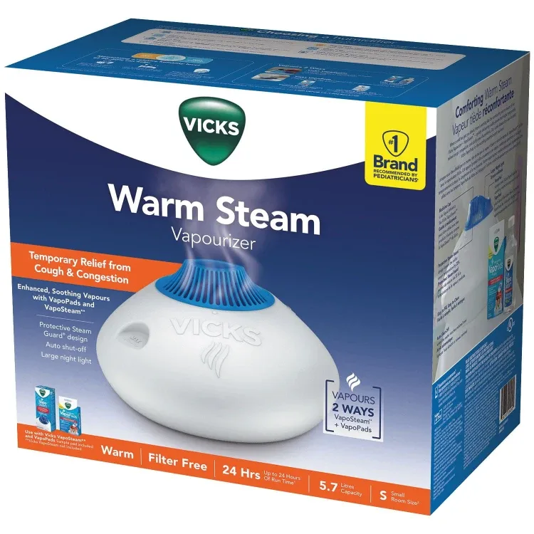 Vicks Warm Steam Vaporizer - Cough & Congestion Relief