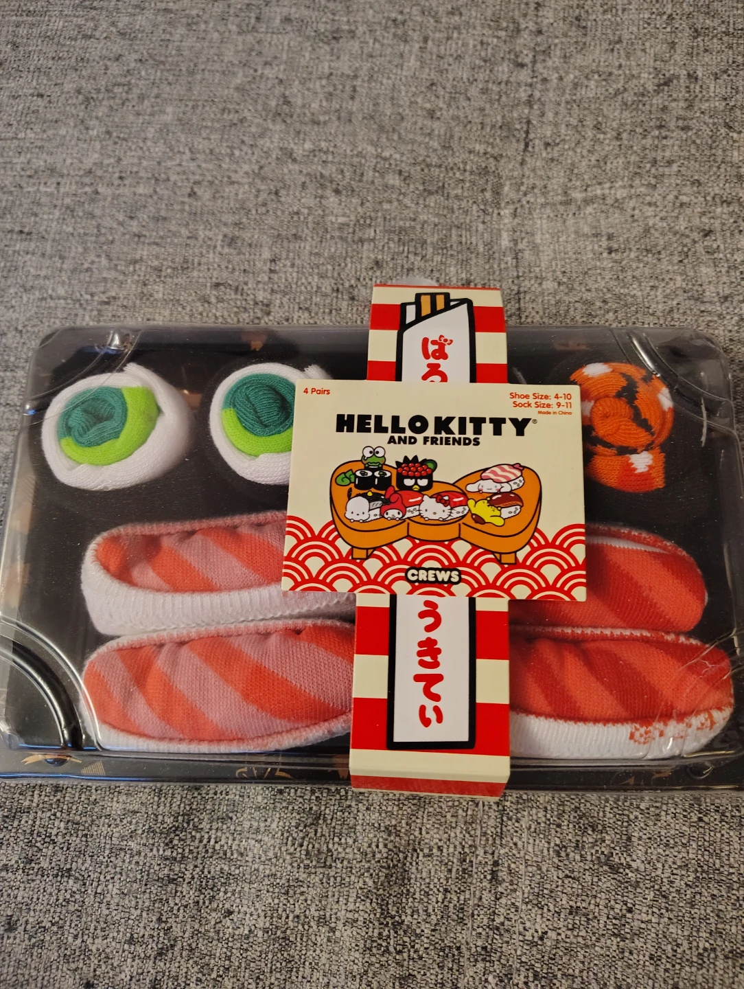 Sanrio Hello Kitty And Friends Sushi Crew Socks