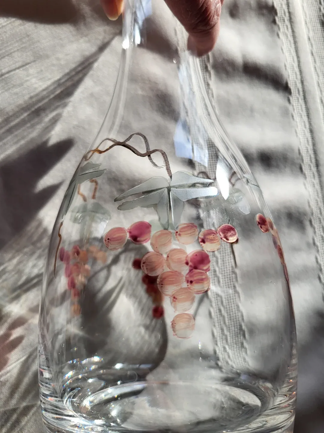 Vintage Wine Glasses and Carafe Set image indicator(7)