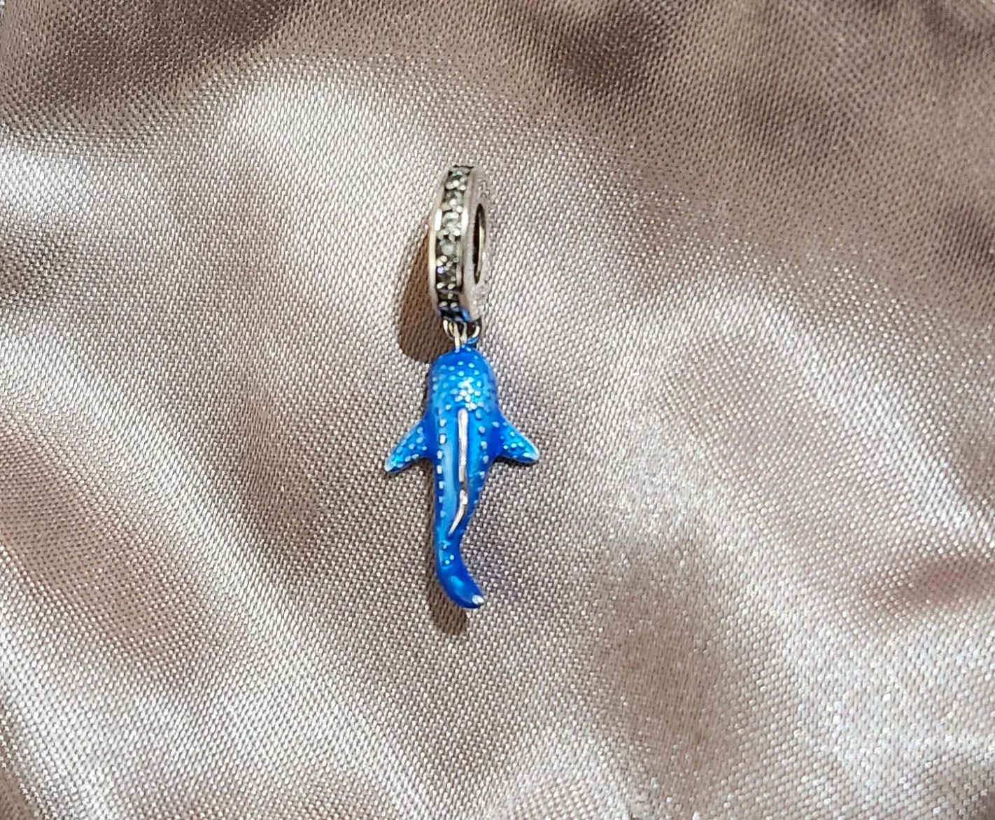 Blue whale Glow in the Dark Dangle Charm