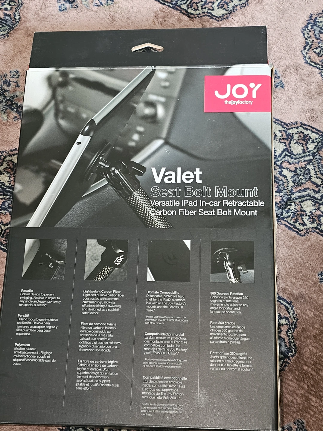 The Joy Factory Valet iPad Seat Bolt Mount - photo 2