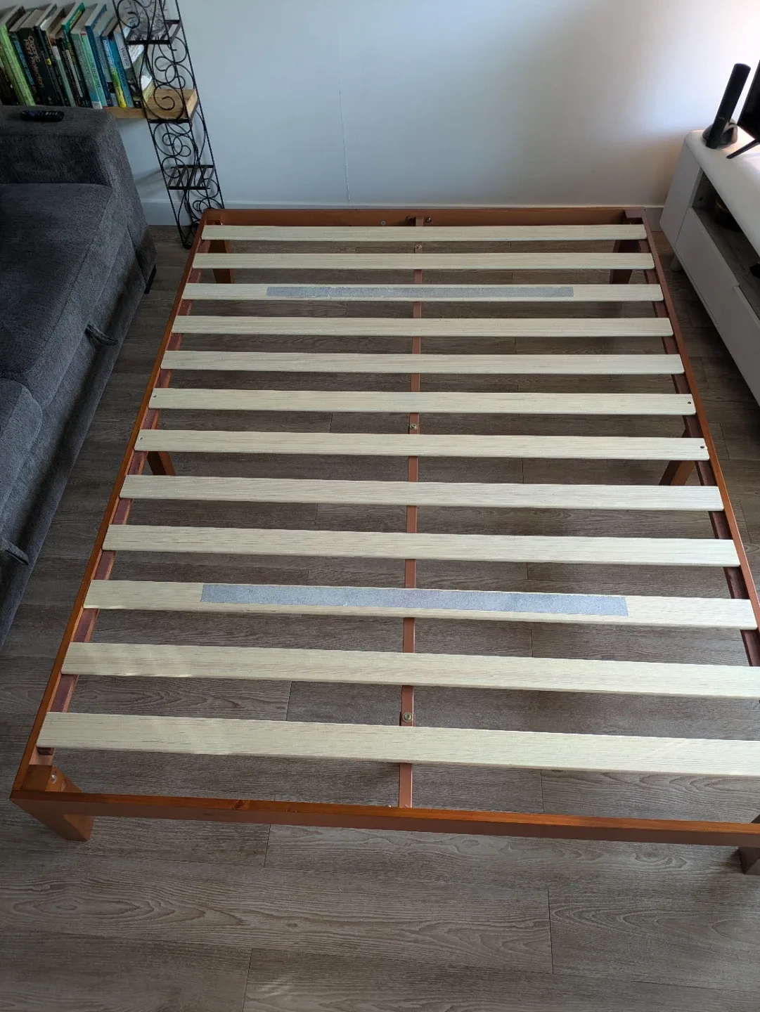 Ikea Solid Wood Bed Frame - Queen