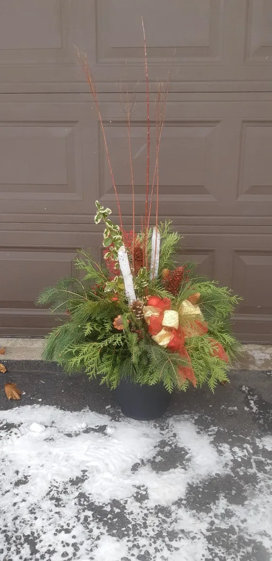 Christmas planter