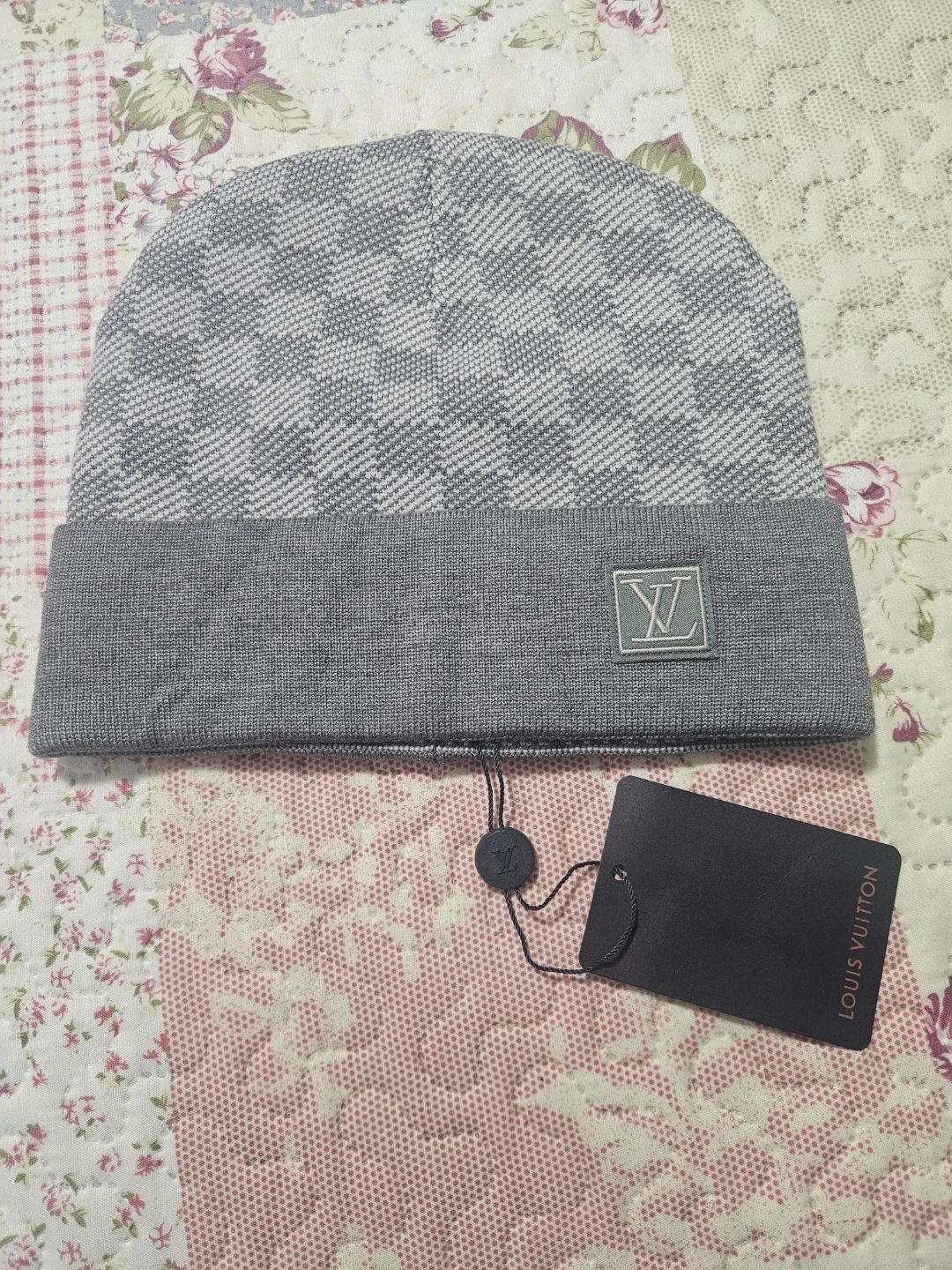 Louis Vuitton Grey Beanie - New with Tags!