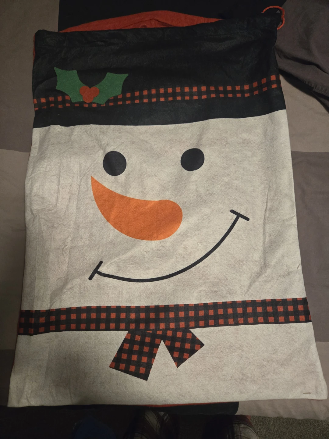 Snowman Christmas Gift Bag