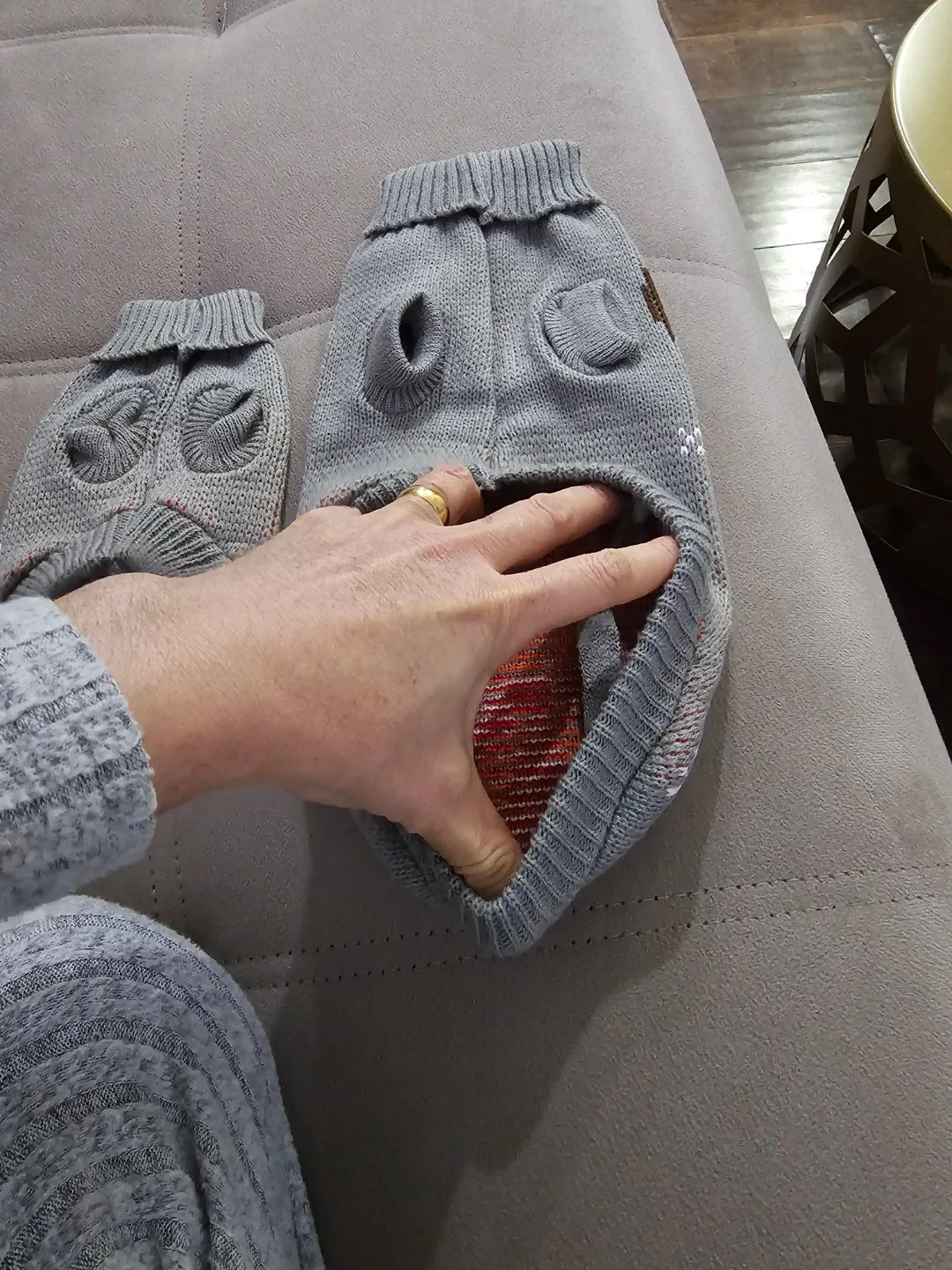 Christmas Matching dog and cat Sweaters - Reindeer Design image indicator(7)