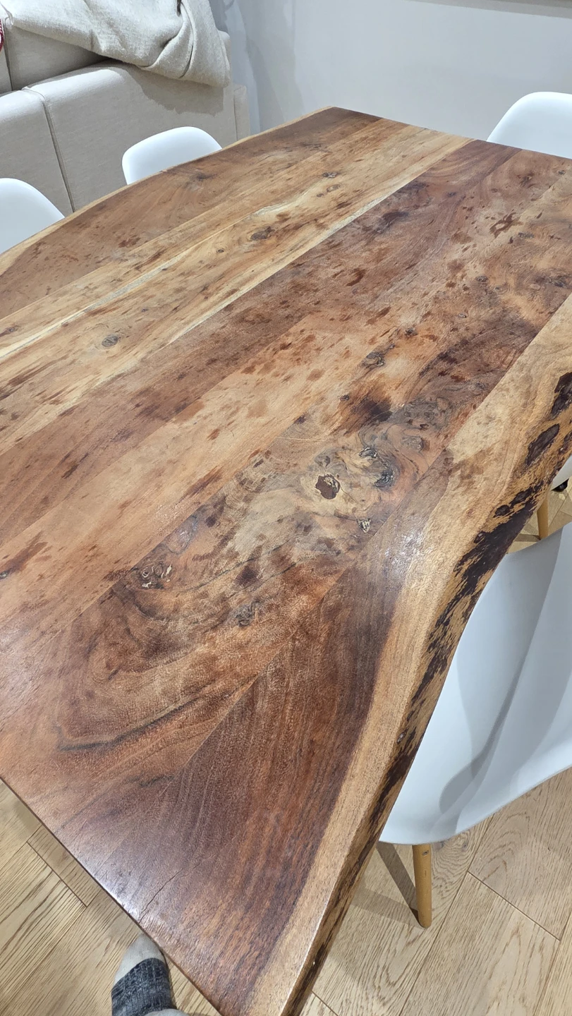 Structube Reno Solid Acacia Wood Dining Table & Chairs - photo 3
