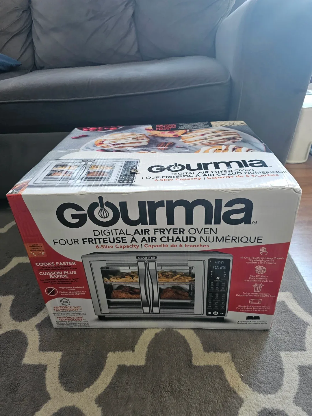 Gourmia Digital Air Fryer Toaster Oven FAST PICK-UP
