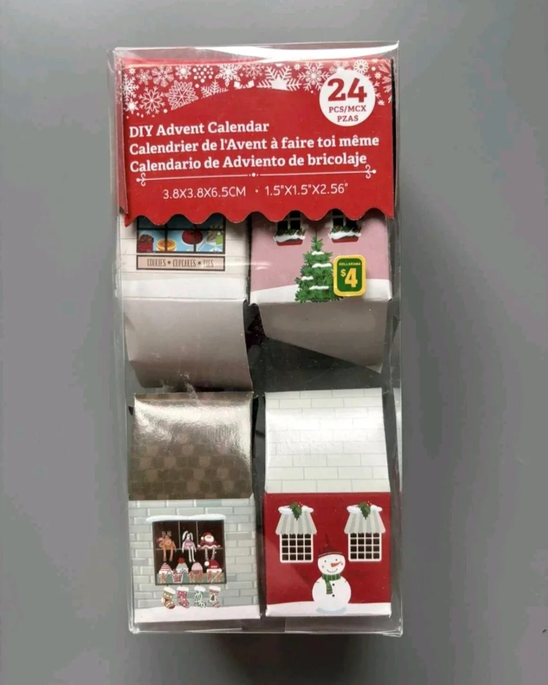 DIY Advent Calendar 24 Miniature Houses