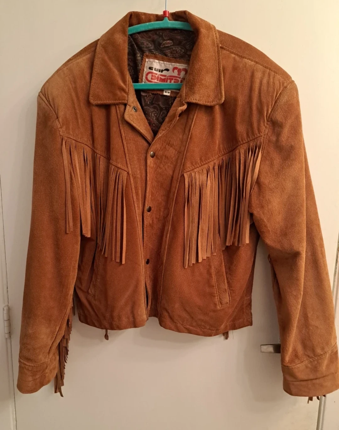 Cuir Dimitri Brown Fringe Suede Jacket - Size M/L