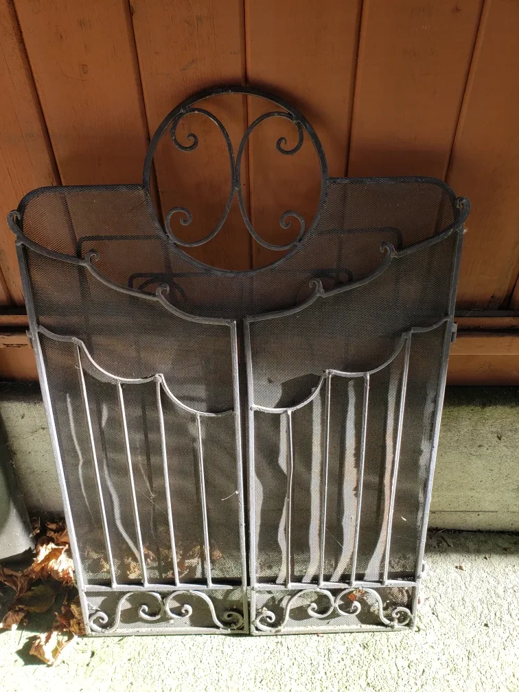 Wrought Iron Fireplace Screen