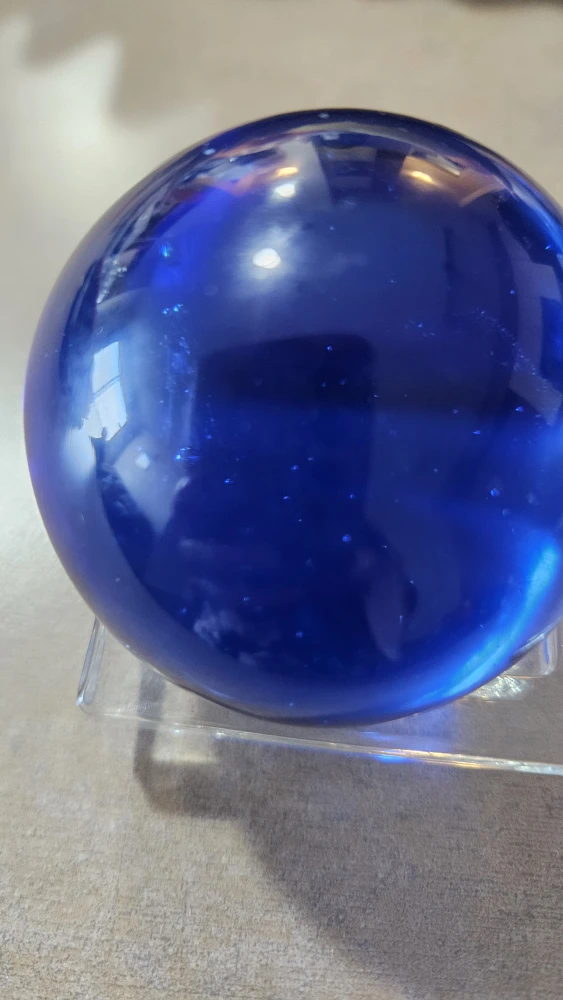 Blue Glass Ball - photo 3