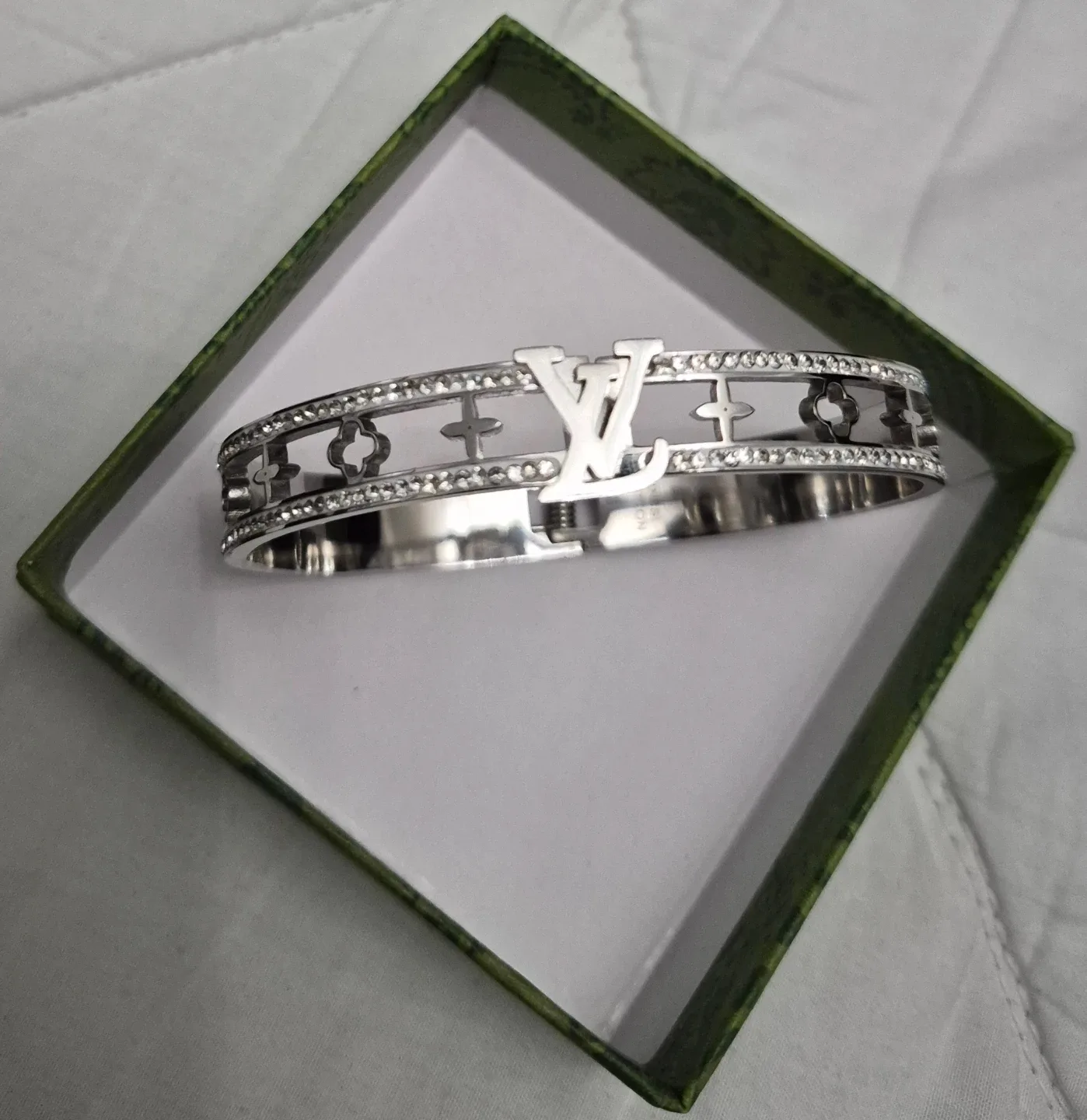 Louis Vuitton Silver Bangle