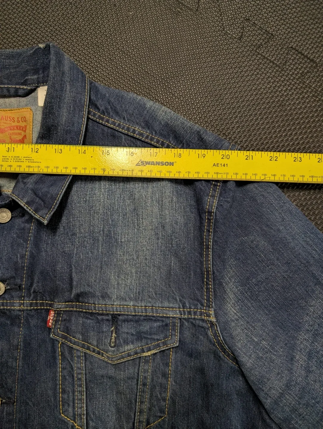 Men's Levi's Denim Jean Jacket XXL image indicator(8)