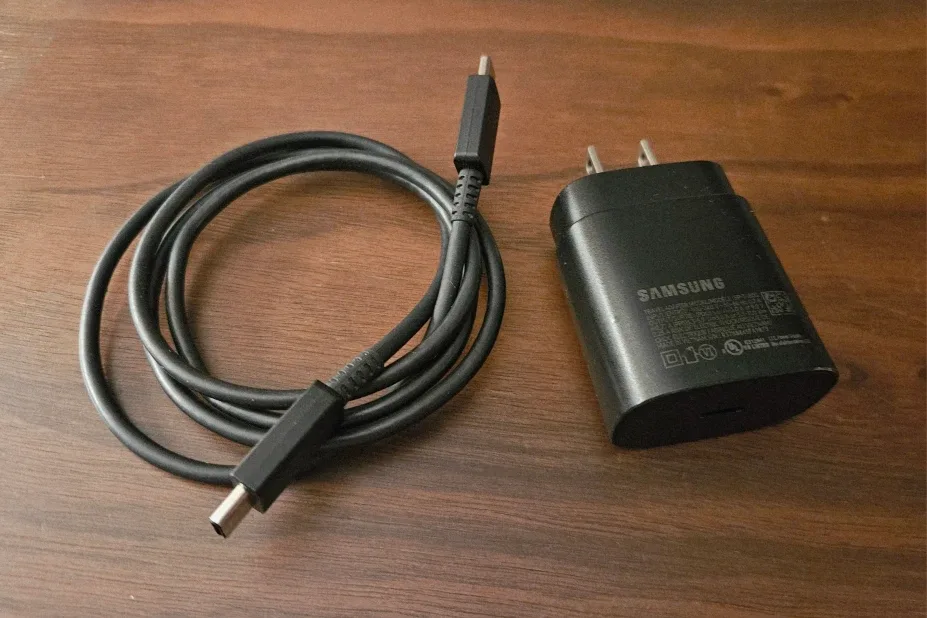 samsung charging block and cable