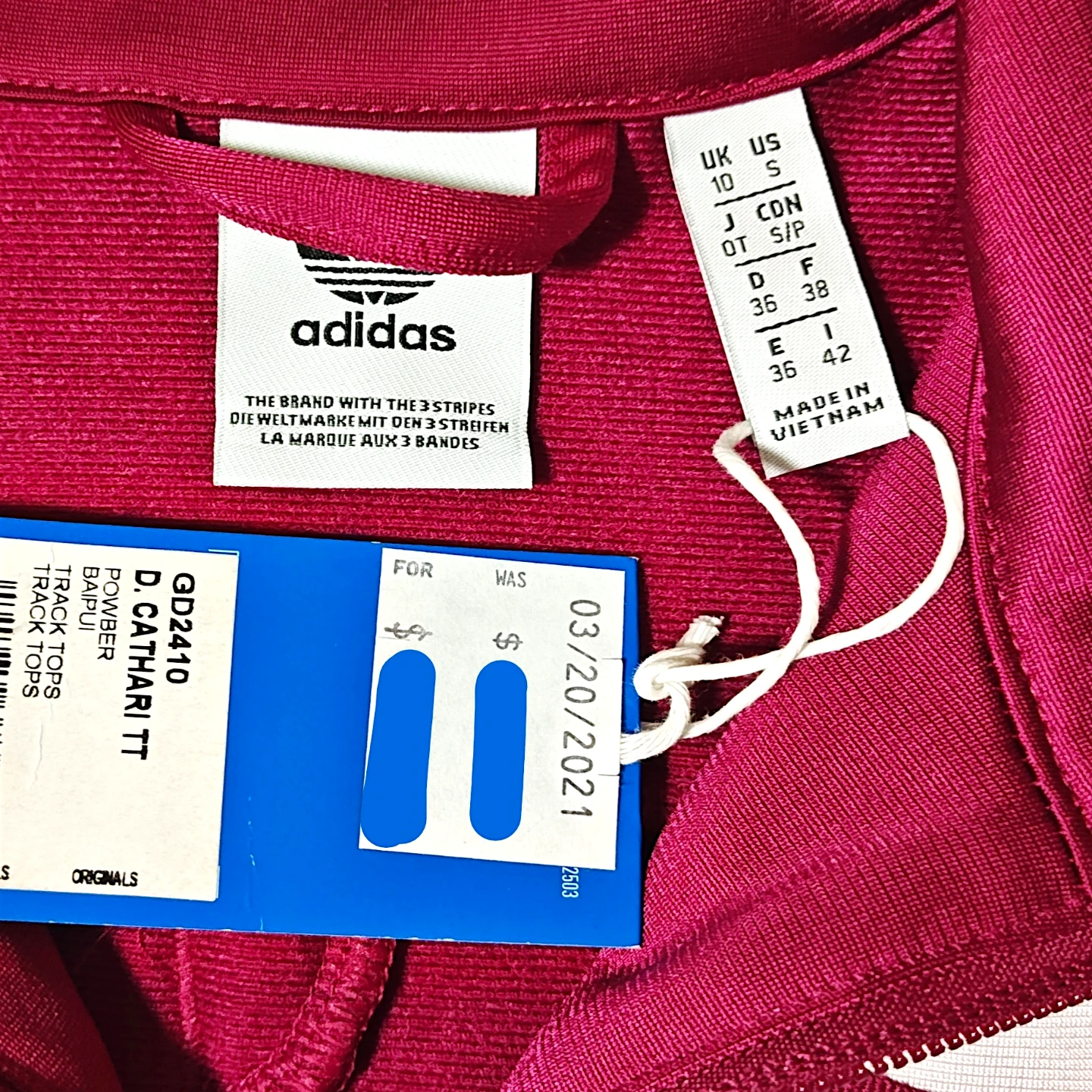 🚺 S US — adidas X Danielle Cathari Track Top - photo 4