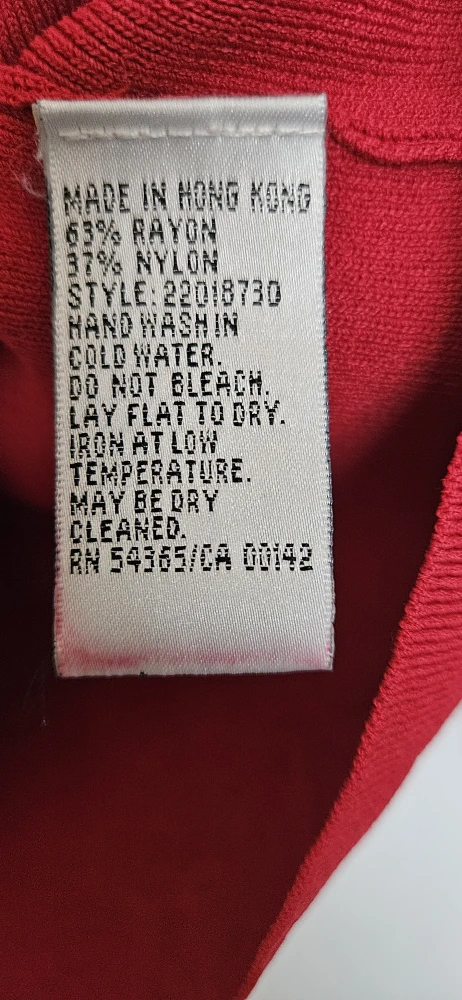 Red Mock Neck Sweater - Size Small to Medium - photo 2