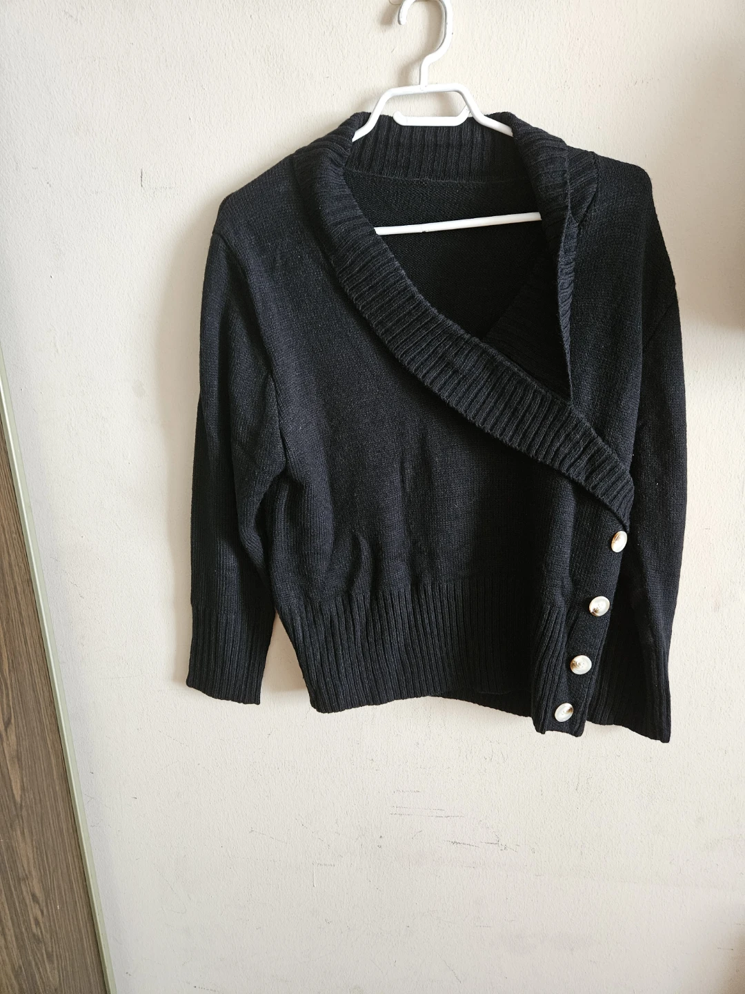 Black Cardigan Sweater