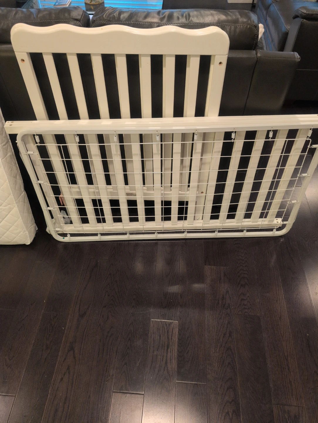 White Baby Crib - Parts - photo 2