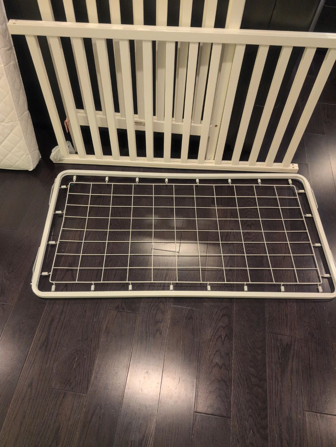 White Baby Crib - Parts - photo 3
