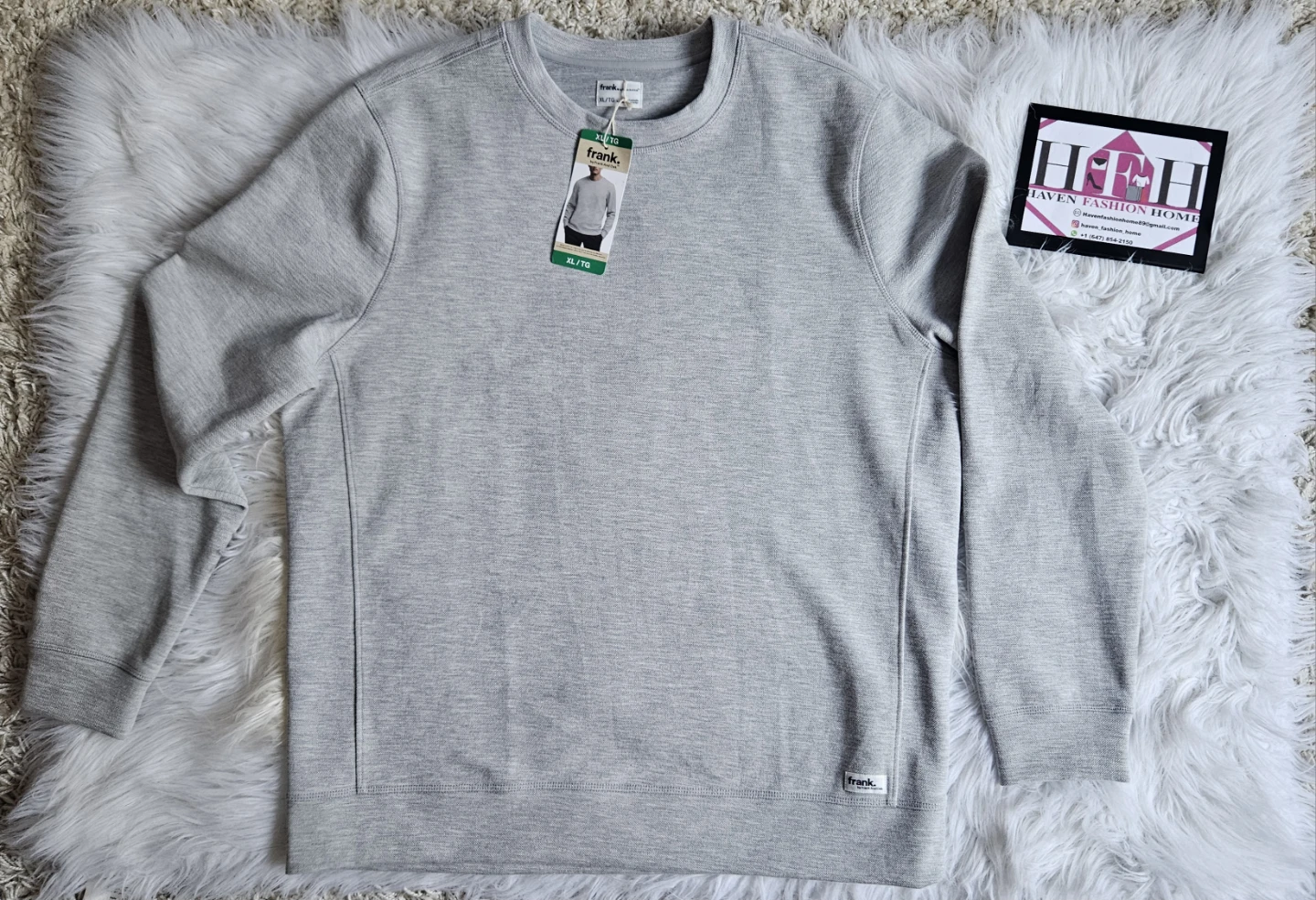 Frank. Grey Sweatshirt - Size XL