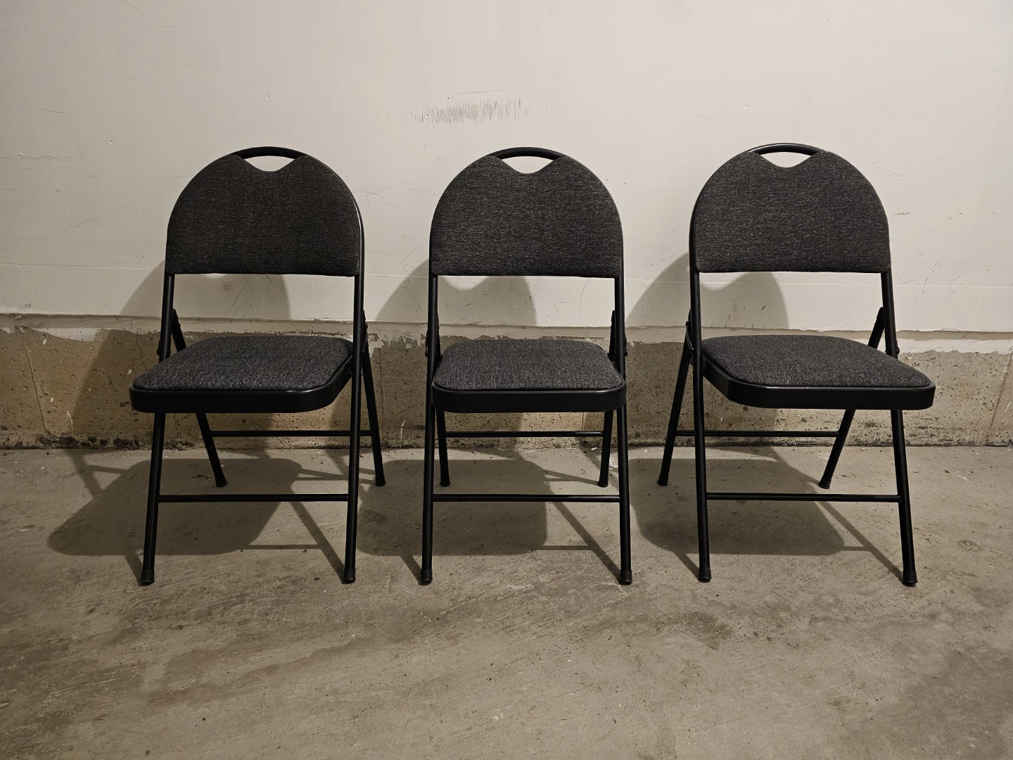 Fabric Folding Chairs - Set of 3 - $20 each - photo 2