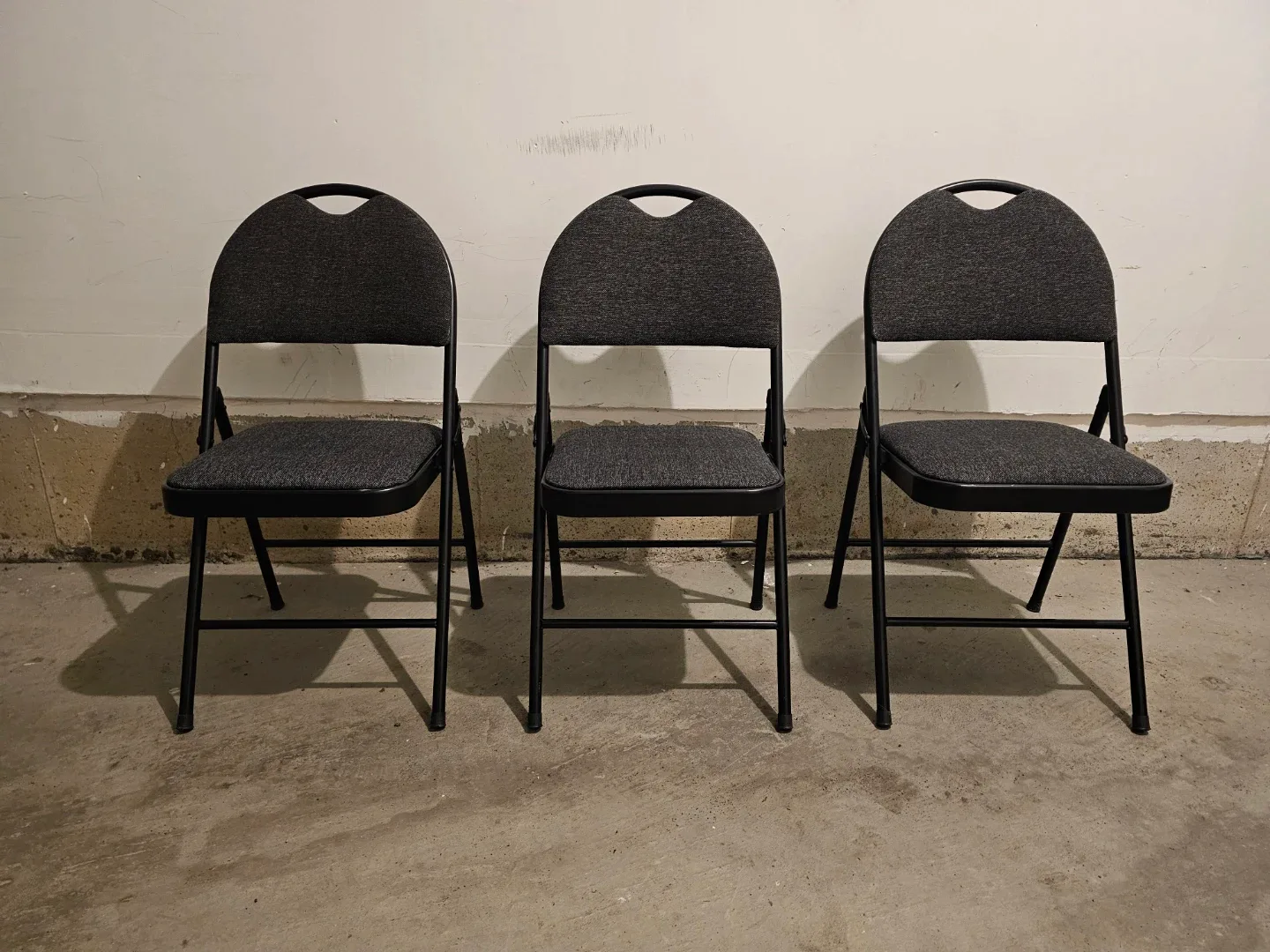 Fabric Folding Chairs - Set of 3 - $20 each image indicator(2)