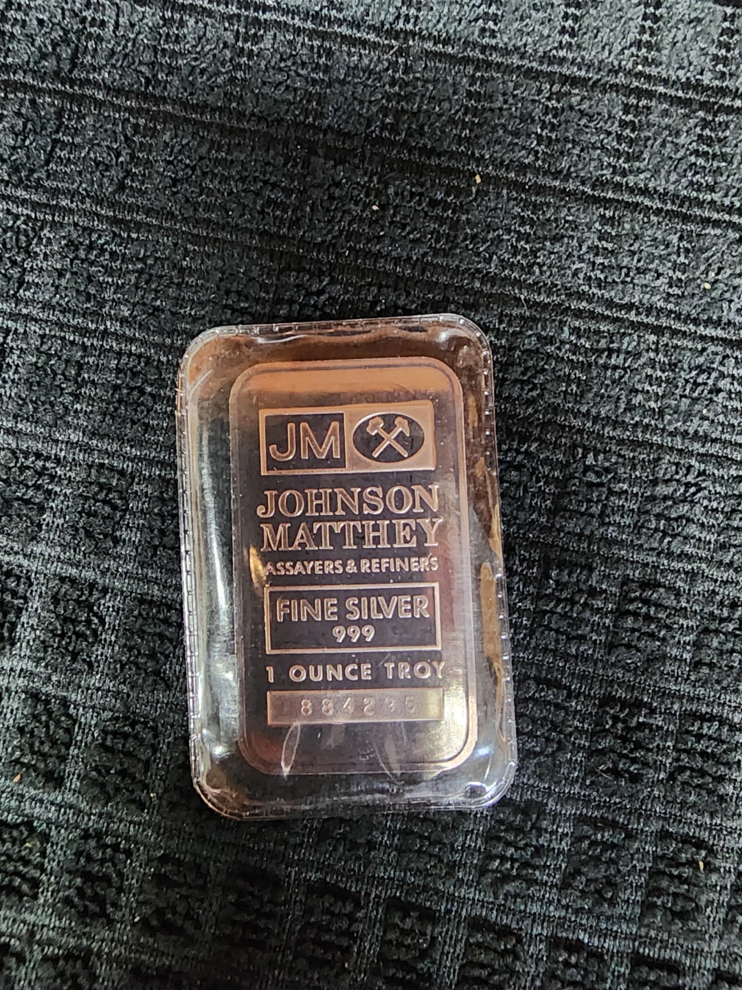 Johnson Matthey 1 oz Fine Silver Bar