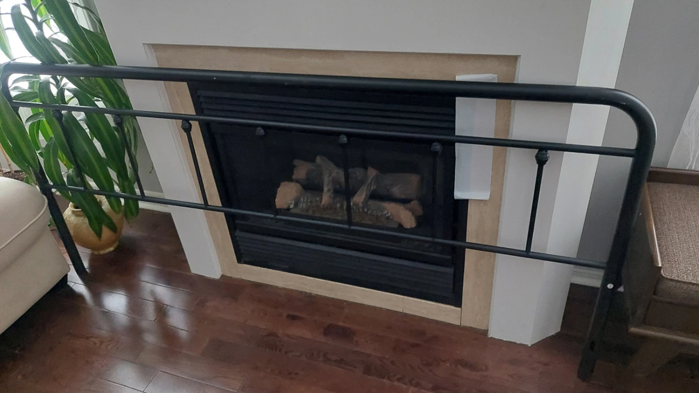 Black Metal Headboard