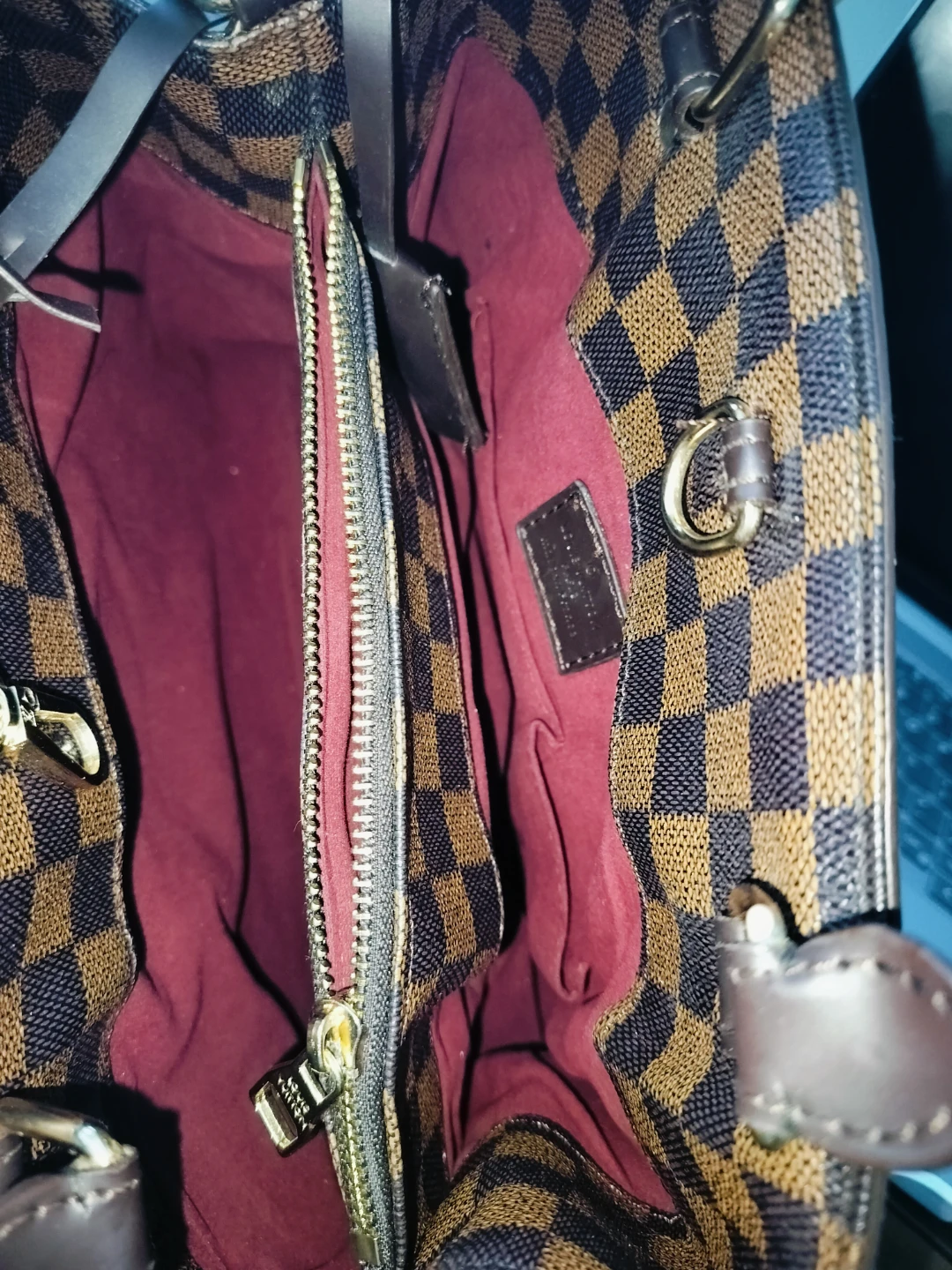 Louis Vuitton Damier Ebene Tote Bag - photo 5