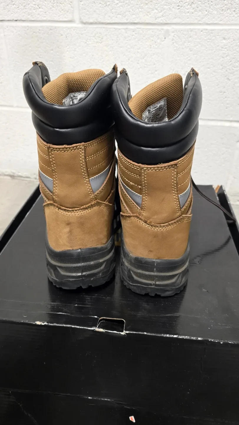 Stanley Men's 8" Safety Boots, Size 12, Brown image indicator(4)