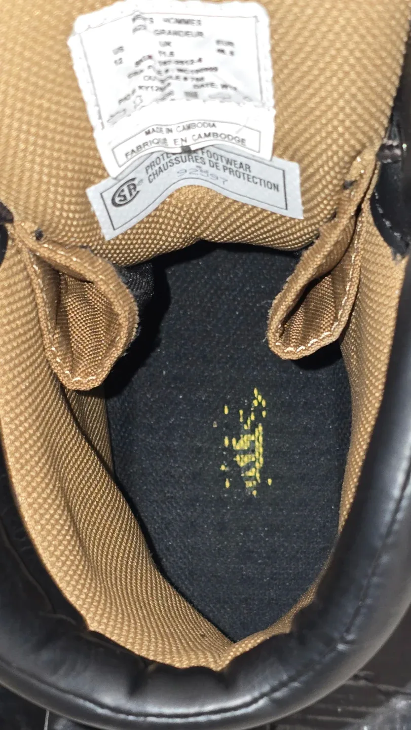 Stanley Men's 8" Safety Boots, Size 12, Brown image indicator(7)