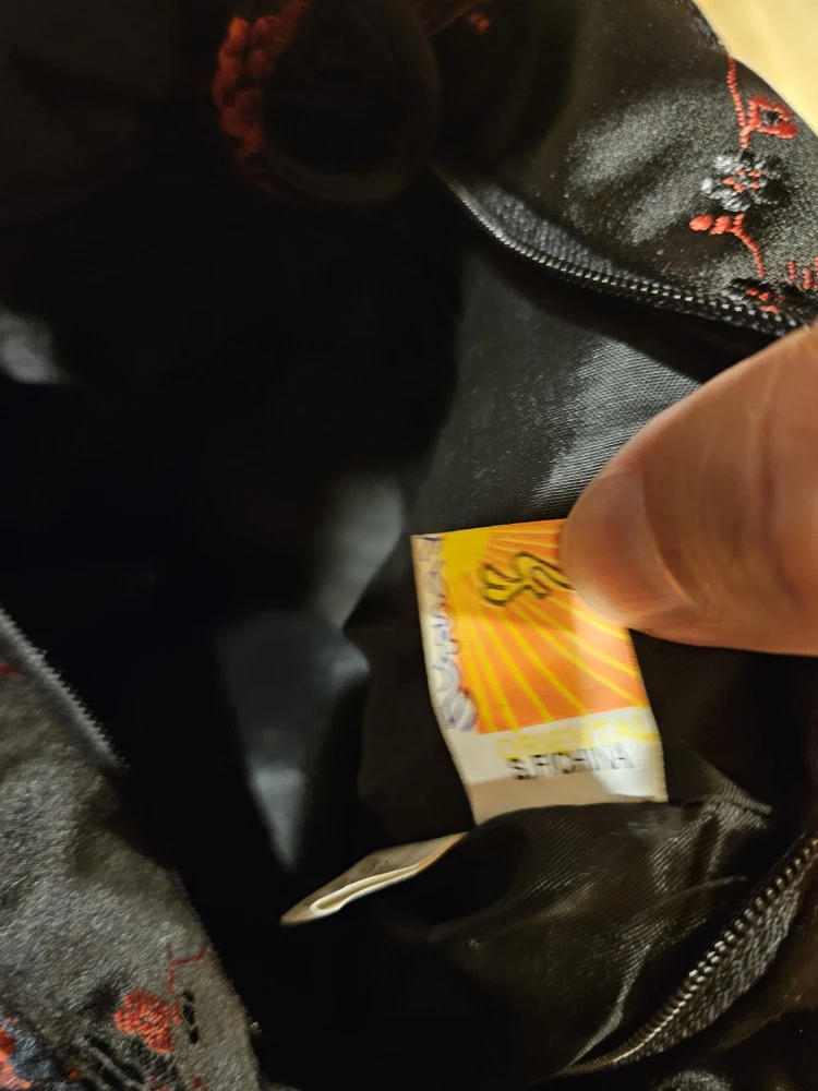 Floral Embroidered Black Purse - photo 3