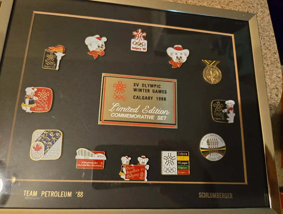 Calgary 1988 Olympic Winter Games Commemorative Pin Set