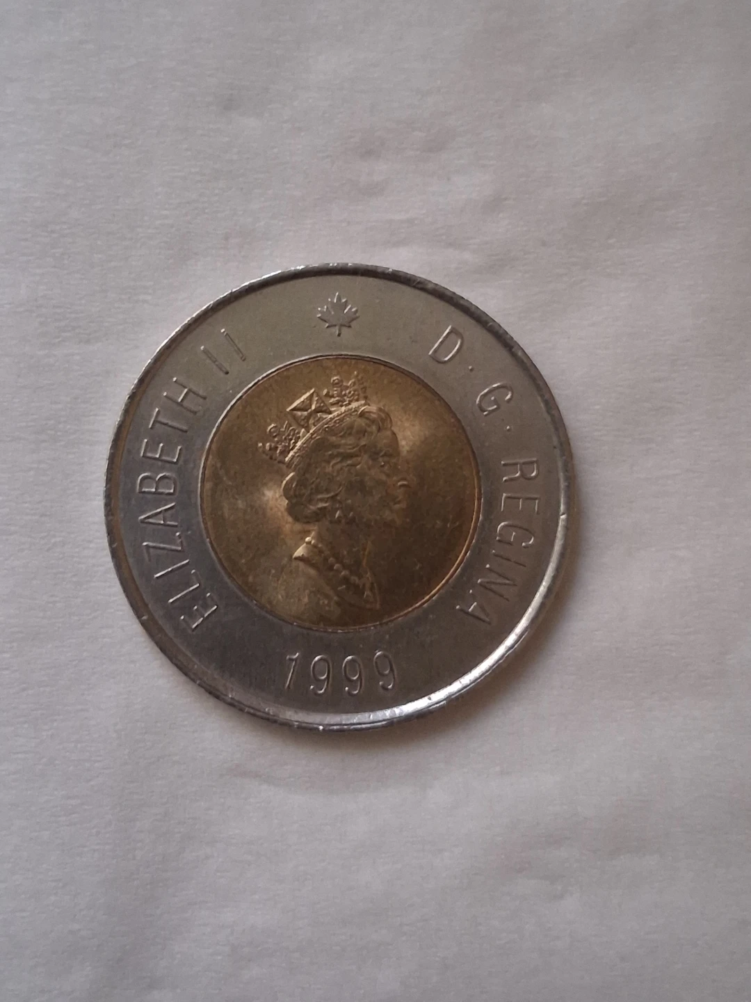 1999 Canadian $2 Nunavut commemorative coin - photo 2