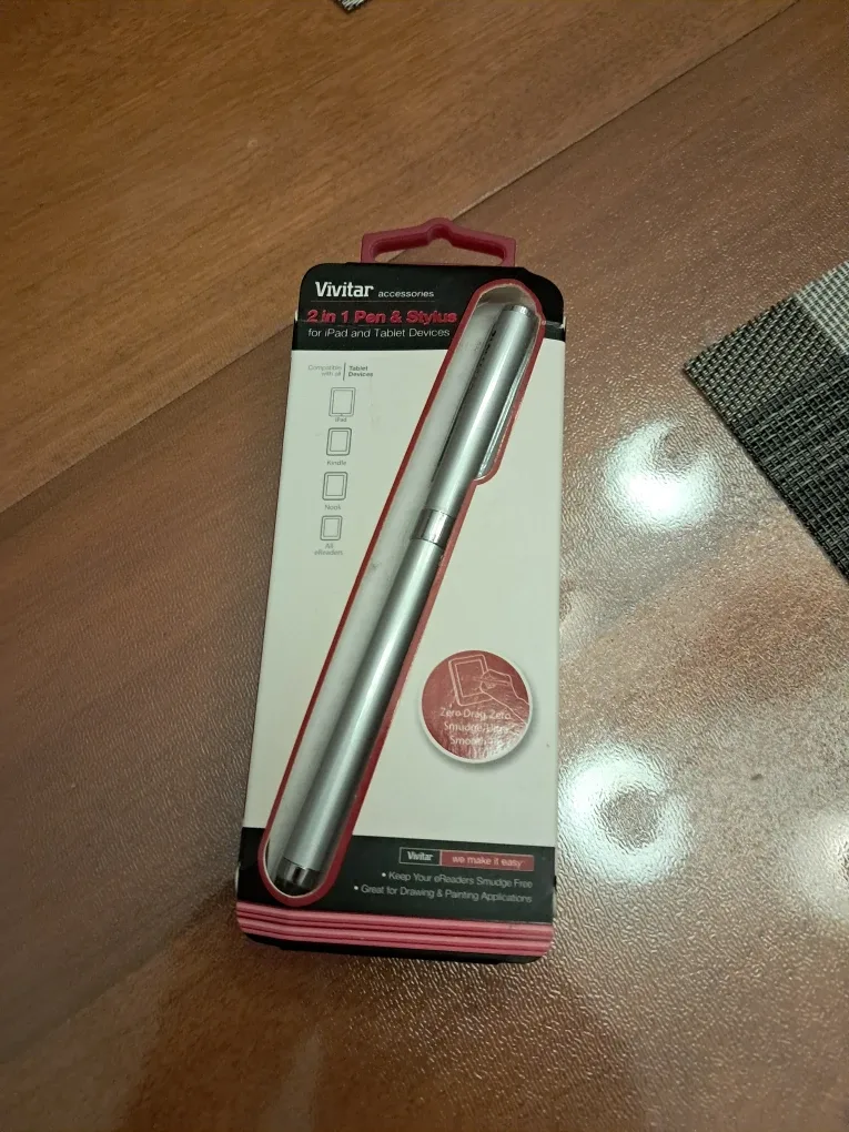 Vivitar 2 in 1 Pen & Stylus for iPad/Tablets - NEW