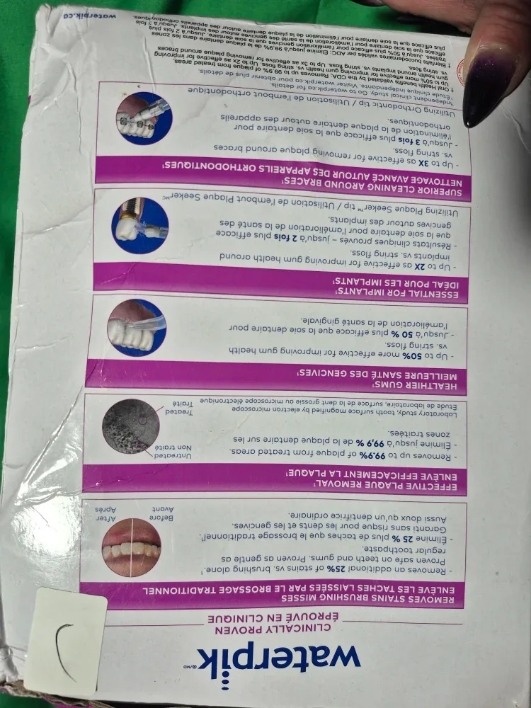 Waterpik Whitening Water Flosser - New in Box! image indicator(3)