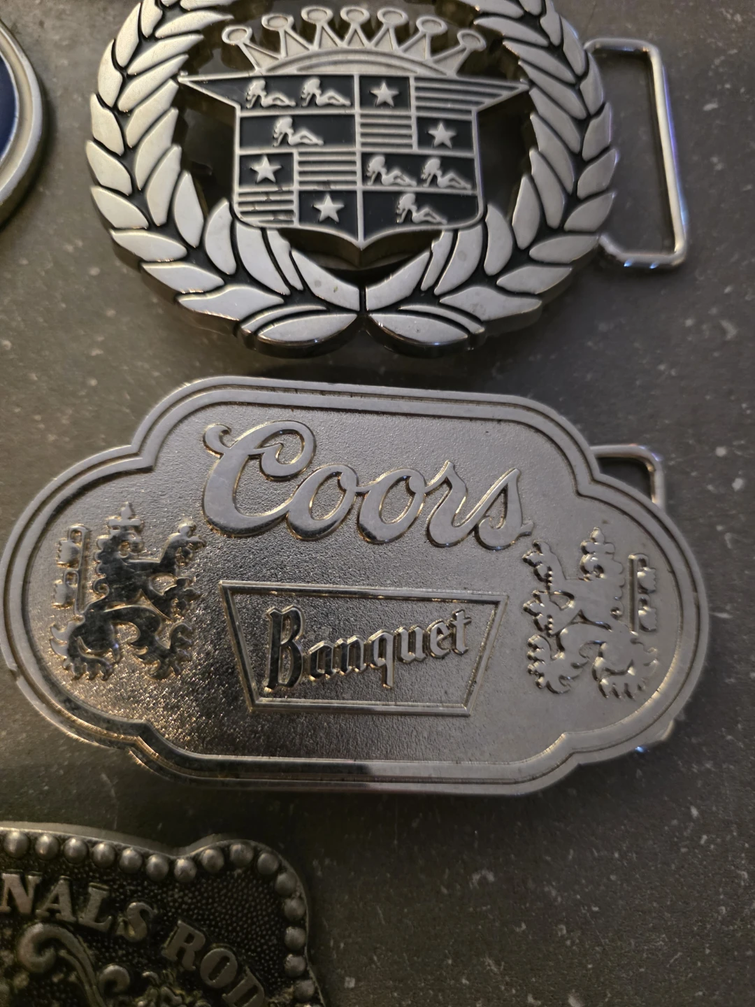 Vintage Belt Buckles - Coors, Corona, Cadillac - photo 4