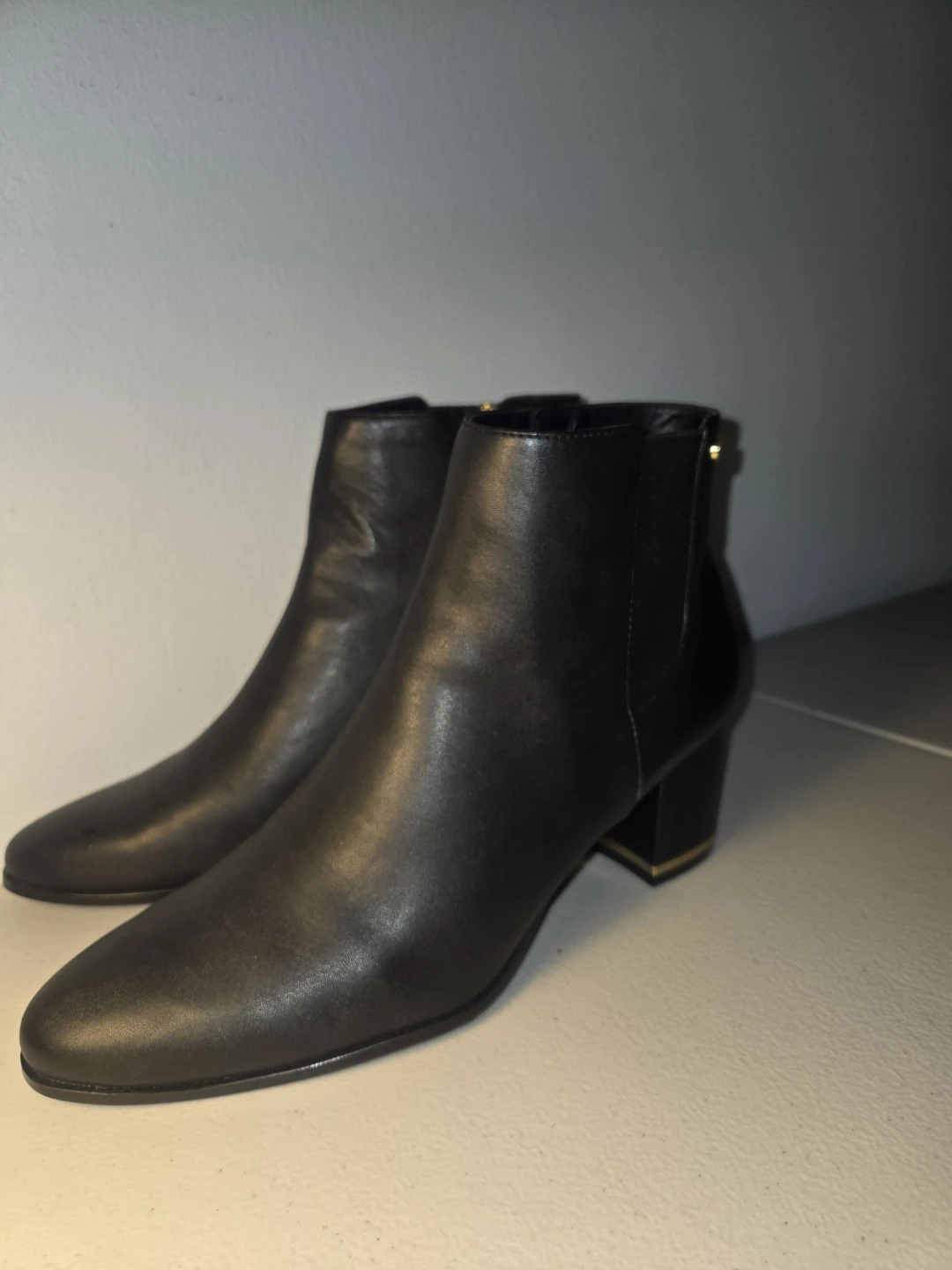 Calvin Klein Black Ankle Boots - Size 9M - photo 2
