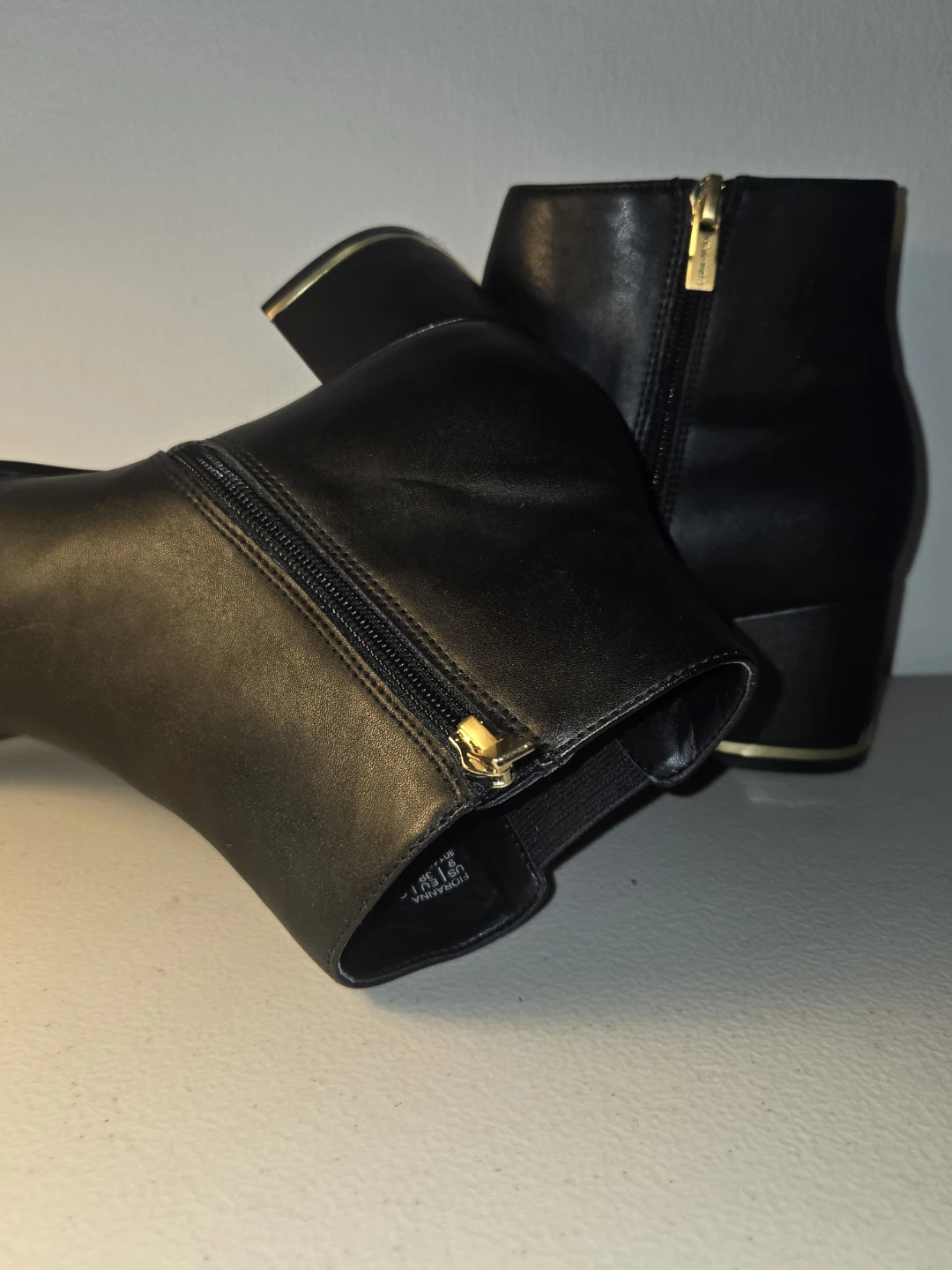 Calvin Klein Black Ankle Boots - Size 9M - photo 3
