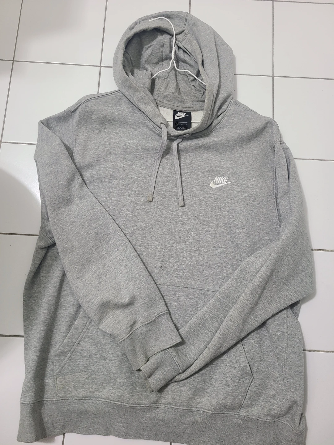 Nike Grey Hoodie - Size XL