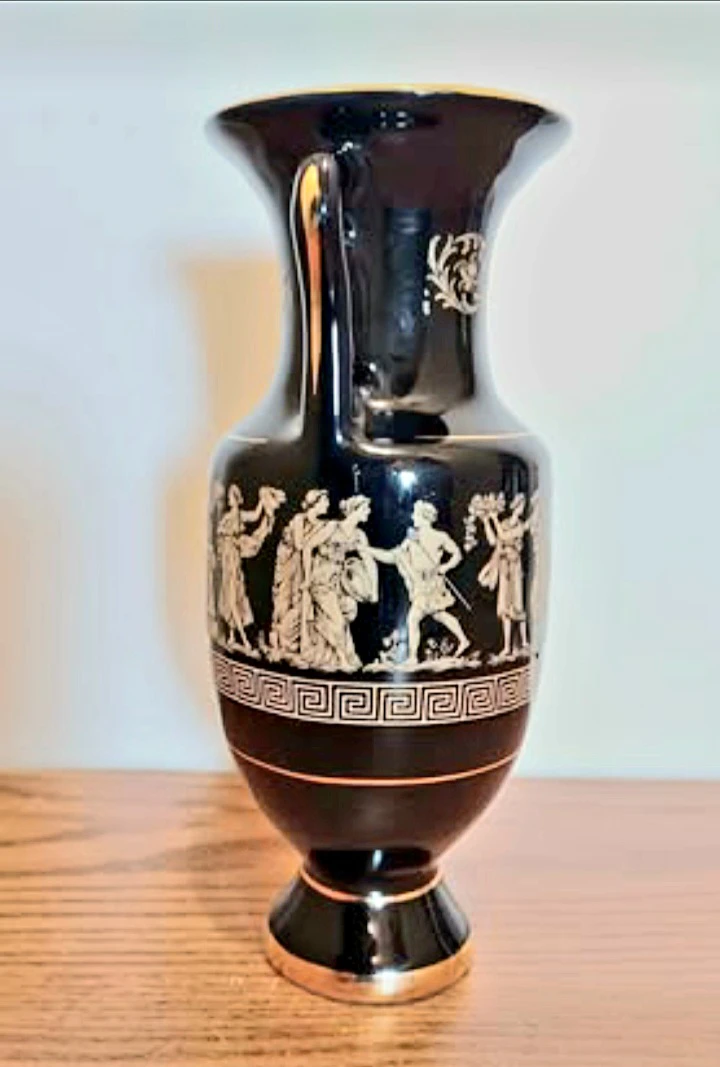 Vtg. Hand Crafted 24 Kt Gold Greek Amphora - photo 2