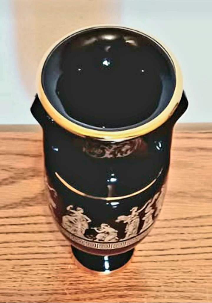 Vtg. Hand Crafted 24 Kt Gold Greek Amphora - photo 4