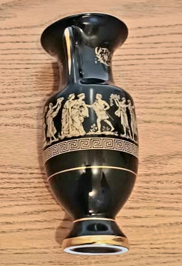 Vtg. Hand Crafted 24 Kt Gold Greek Amphora - photo 5