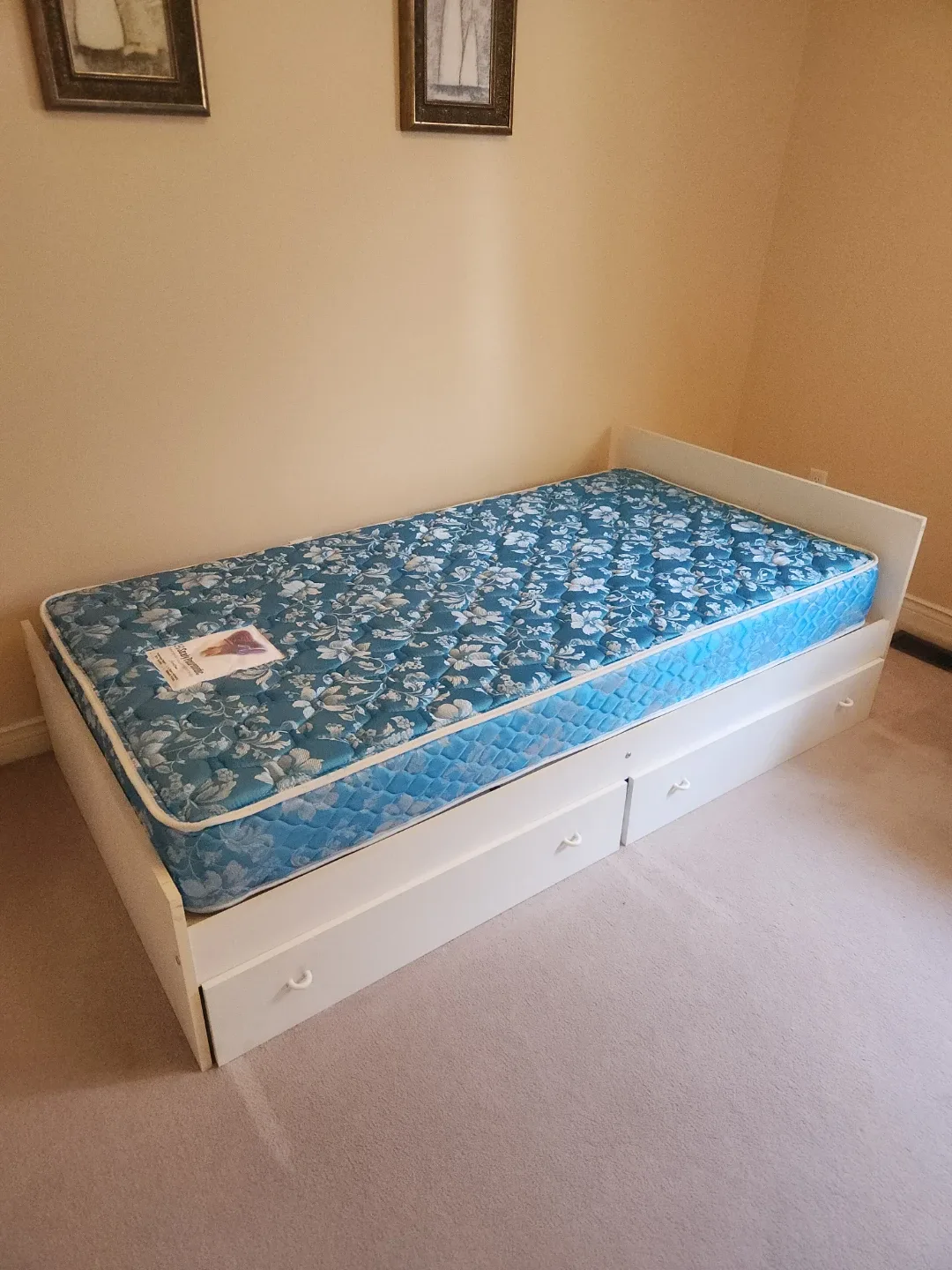 Single Bed Frame with drawers