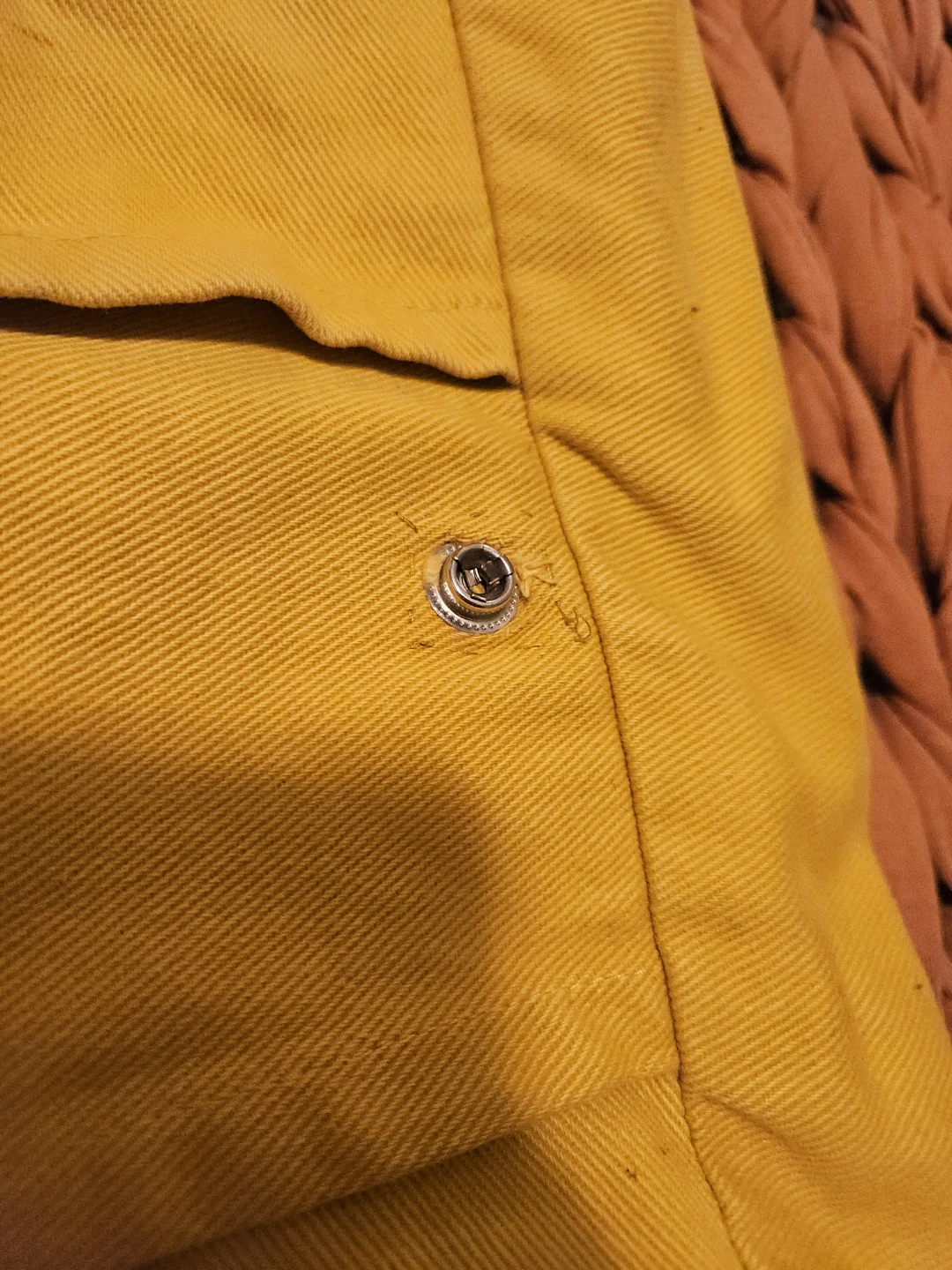 Big Bud Press Yellow Cotton Canvas Backpack - photo 4